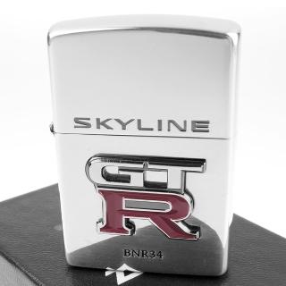 【Zippo】日系~日產NISSAN SKYLINE GT-R-第五代BNR34(銀色款)