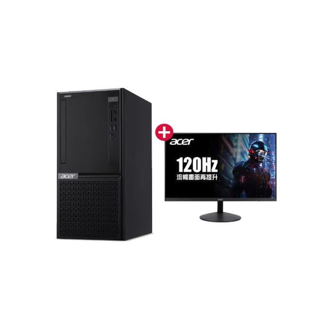 【Acer 宏碁】27型電競螢幕組★i5 十四核心高效能電腦(VH3760T/i5-14500/16G/1TB SSD/W11 Pro)