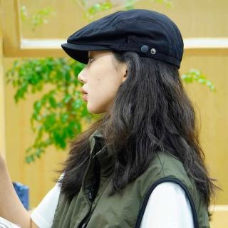 【LEESA】反戴貝雷帽\貝雷帽\帽子\畫家帽\日系帽子\報童帽\女生帽子\女帽\復古\百搭\英倫