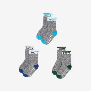 【Roots】Roots小童-TODDLER CABIN ANKLE 襪子三入組(藍色)