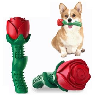 【MY PET】狗狗耐咬玫瑰磨牙棒(寵物潔牙玩具)