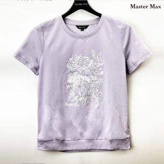 【Master Max】素面印花彈性舒適上衣(8417167)