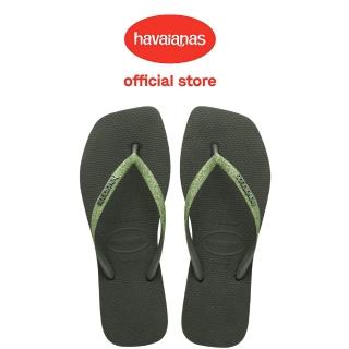【havaianas 哈瓦仕】拖鞋 女鞋 夾腳拖 方形 漸層 Slim Square Glitter 綠 4148102-4896W(哈瓦士)