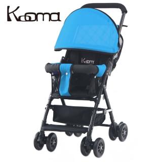 【KOOMA】輕便型遮陽推車-保時捷藍(雙後輪具有煞車系統)
