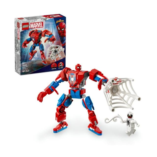 【LEGO 樂高】漫威超級英雄系列 76308 蜘蛛人機甲大戰反猛毒(Spiderman Venom 漫威電影 兒童玩具 禮物)