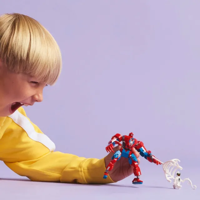 【LEGO 樂高】漫威超級英雄系列 76308 蜘蛛人機甲大戰反猛毒(Spiderman Venom 漫威電影 兒童玩具 禮物)