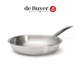 【de Buyer 畢耶】Prim’Appety系列 不鏽鋼單柄平底鍋28cm-IH爐可用鍋