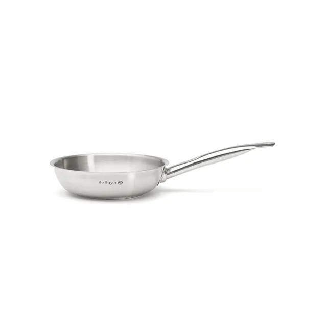 【de Buyer 畢耶】Prim’Appety系列 不鏽鋼單柄平底鍋28cm-IH爐可用鍋