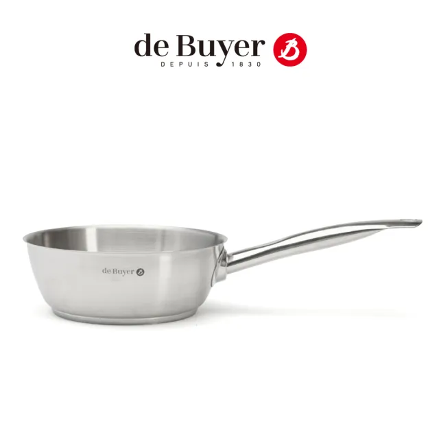 【de Buyer 畢耶】Prim’Appety系列 不鏽鋼單柄萬用鍋20cm-適用IH爐