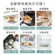 【mo select】密扣防撞耐熱玻璃保鮮盒6件組(耐熱保鮮盒/便當盒/保鮮收納/食物儲存盒)