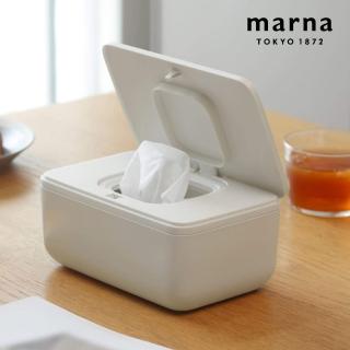 【MARNA】按壓式收納盒(濕紙巾盒/口罩盒)