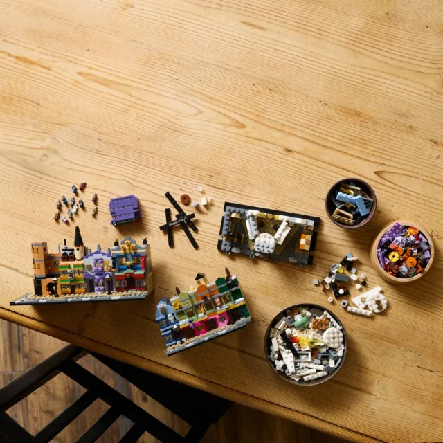 【LEGO 樂高】哈利波特系列 76444 斜角巷微型模型(Harry Potter 魔法商店 玩具模型 禮物)