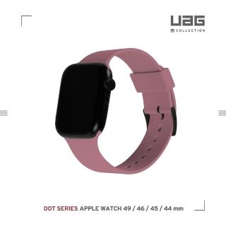 【UAG】（U）Apple Watch 42/44/45/46/49mm 舒適矽膠錶帶V2-粉(UAG)