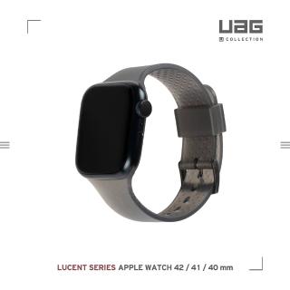 【UAG】(U) Apple Watch 38/40/41/42（S10）時尚亮透錶帶-透黑(手錶帶)