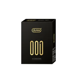 【Durex 杜蕾斯】001水性PU｜衛生套保險套 標準裝2入(保險套 衛生套 情趣 情趣職人)