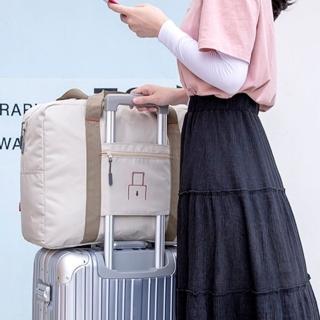 【LEESA】拉桿行李袋\大容量行李袋\包包\手提袋\行李袋\購物袋\旅行袋\收納袋\手提旅行包\折疊