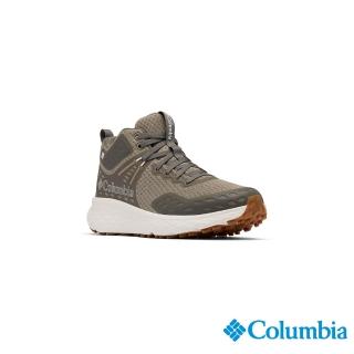 【Columbia 哥倫比亞】男款-OD防水極彈高筒健走鞋-卡其(UBM73540KI/JS)