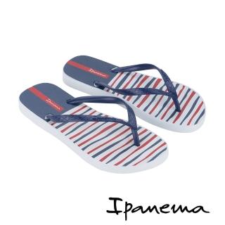 【IPANEMA】海軍風條紋人字拖鞋(藍色)