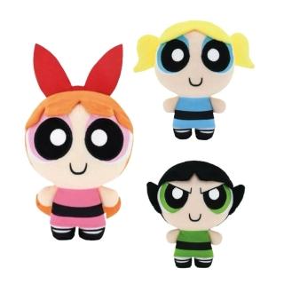 【小禮堂】飛天小女警 絨毛玩偶娃娃 站姿款 花花 泡泡 毛毛(平輸品)