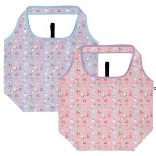 【小禮堂】Swimmer 摺疊保冷購物袋 15L 滿版款(平輸品)