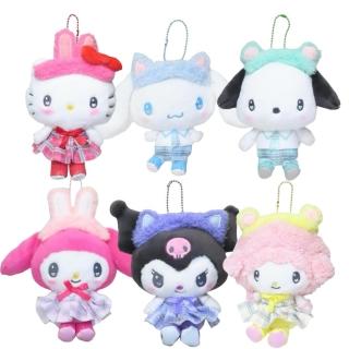 【小禮堂】Sanrio 三麗鷗 絨毛玩偶娃娃 應援動物學院款 Kitty 美樂蒂 酷洛米 大耳狗 帕恰狗(平輸品)