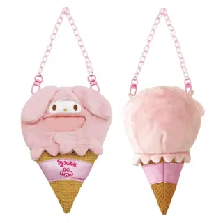 【小禮堂】Sanrio 三麗鷗 換裝玩偶通用服飾配件 甜筒款 Kitty 美樂地 酷洛米(平輸品)