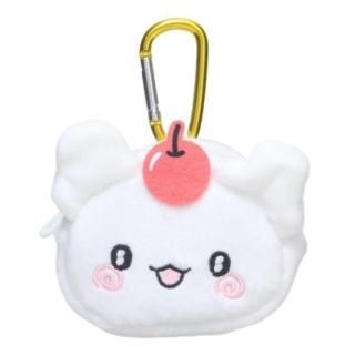 【小禮堂】Sanrio 三麗鷗 幽靈丸 絨毛扣環小物收納包 大臉款(平輸品)