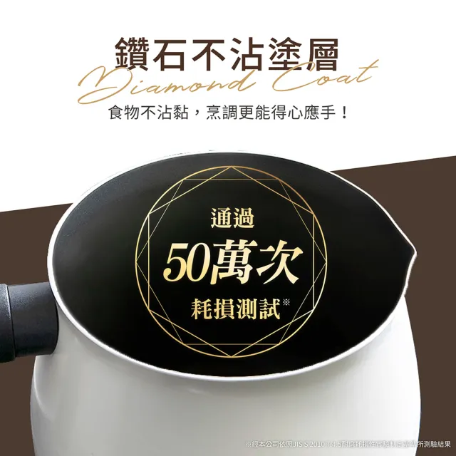 【IRIS】鑽石不沾單柄小湯鍋 MCP-14(不沾 萬用鍋 壺型湯鍋 加蓋)