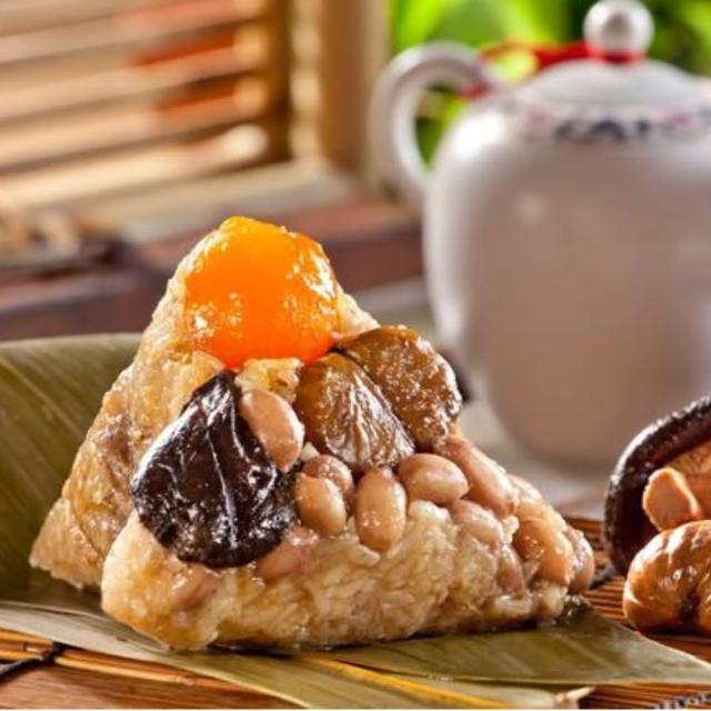 【嘉義福源】招牌栗子肉粽5顆(210g/顆;無禮盒款;含運;端午節;端午節肉粽;粽子)