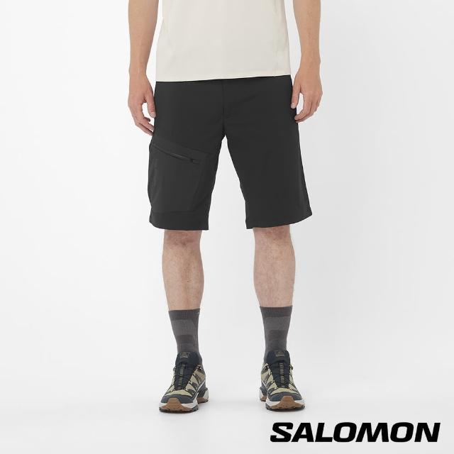 【salomon】男 OUTERPATH UTILITY 彈性短褲(黑棕)