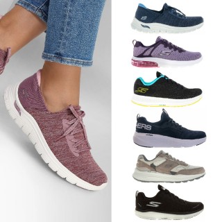 【SKECHERS】男女款 避震緩衝 輕量休閒運動鞋(多款)