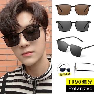 【SUNS】超薄偏光太陽眼鏡 TR90中性駕駛 新潮流Polarized墨鏡 男女適用(輕量18g/防眩光/遮陽/抗UV400)