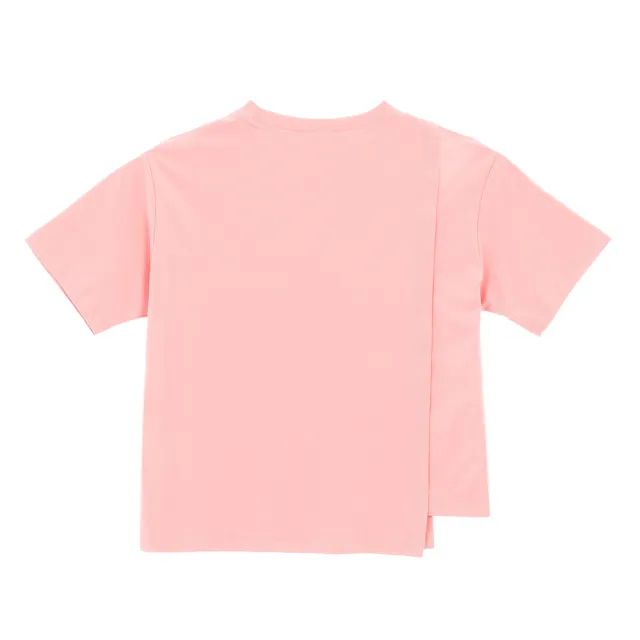 【PLAYBOY】OVERSIZE寬版落肩T-SHIRT(鮭魚粉色)
