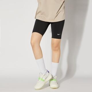 【NIKE 耐吉】ONE 7 SHORT 女款 黑色 七分 刺繡 小勾 馬褲 緊身 內搭 單車褲 CZ8527-010