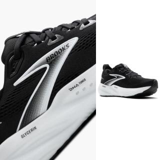 【BROOKS】GLYCERIN 22 D 女款 寬楦 慢跑鞋(1204341D090 黑白 氮氣避震 DNA TUNED 甘油 22)