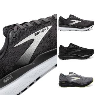 【BROOKS】GHOST 16 2E 4E 男款 寬楦 慢跑鞋(1104182E090 黑灰 1104184E 020 040 黑 灰黑黃)