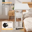 【Ashley House】加大款-80CM移動式升降桌升級置物架/床邊沙發萬用升降桌(邊桌 懶人桌 電腦桌 小茶几)