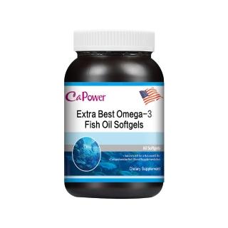 【CaPower 加柏爾】頂極Omega-3魚油軟膠囊（60粒/瓶）(女神伊登推薦)
