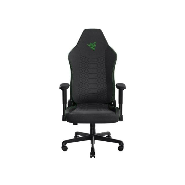 【Razer 雷蛇】ISKUR V2 X 人體工學 電競椅/電腦椅/椅子(黑綠/需自行組裝)(魔物獵人適用)
