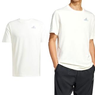 【adidas 愛迪達】M C Earth M Tee 男款 白色 運動 休閒 上衣 圓領 訓練 慢跑 亞規 短袖 JI6756
