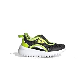 【adidas 愛迪達】Summerflex C 中童 童鞋 黑色 運動 休閒 魔鬼氈 小朋友 網布 透氣 涼鞋 IH8728