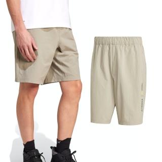 【adidas 愛迪達】NG W.R Shorts 男款 卡其色 防風 運動 休閒 亞規 國家地理 短褲 JD5844