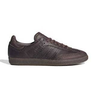 【adidas 愛迪達】Samba OG 男鞋 深咖啡色 雕花 皮革 德訓鞋 滑板 復古 休閒 運動 休閒鞋 JI3231