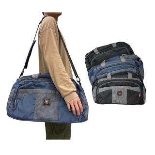 【SNOW.bagshop】旅行袋中容量固定拉桿(主袋+外袋共六層防水尼龍布手提肩背斜側背)