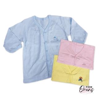 【Oluna 歐露娜】臺灣製 小三福 純棉 中全開 薄長袖 薄外套(寶寶長袖 小孩長袖 兒童 幼童長袖 冷氣房外套)