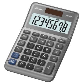 【CASIO 卡西歐】8位數桌上小型計算機(MS-80F)