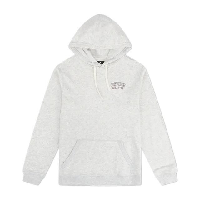 【CONVERSE】Retro Chuck Hoodie 男款 灰色 休閒 連帽 上衣 長袖 10028454-A01