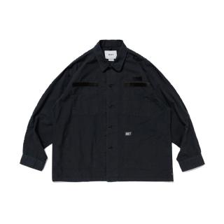 【WTAPS】Wtaps Cotton Ripstop 襯衫 黑 251WVDT-SHM02