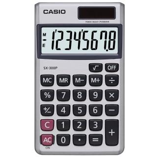 【CASIO 卡西歐】攜帶式8位國家考試機型(SX-300P)