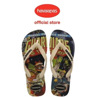 【havaianas 哈瓦仕】拖鞋 男鞋 夾腳拖 漫威英雄 漫畫 Top Marvel Classics 米白 4147012-9576M(哈瓦士)